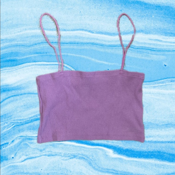 Adika Santiago Cropped Rib Tank 💜 - Picture 2 of 3